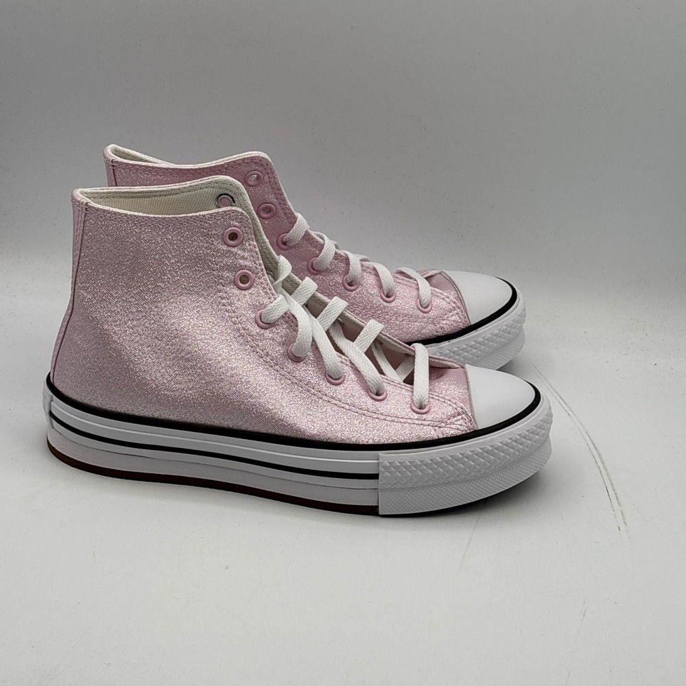 Converse CTAS EVA Lift Hi Shoes Kids Size 5 Pink White A17127F